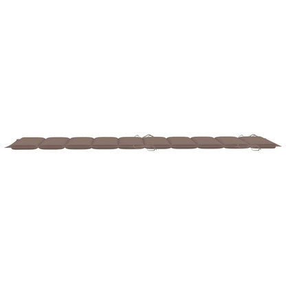 Espreguiçadeiras com mesa e almofadões 2 pcs acácia maciça