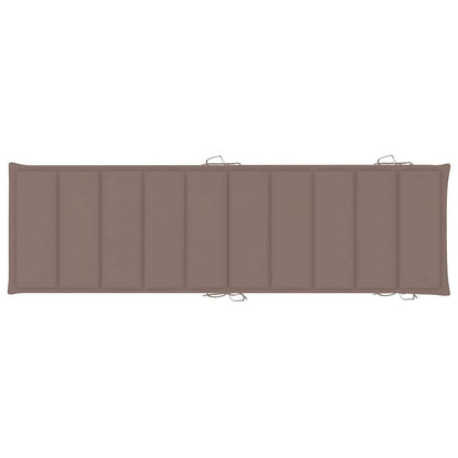 Espreguiçadeiras com mesa e almofadões 2 pcs acácia maciça