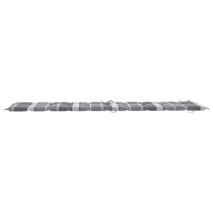 Espreguiçadeiras com mesa e almofadões 2 pcs acácia maciça