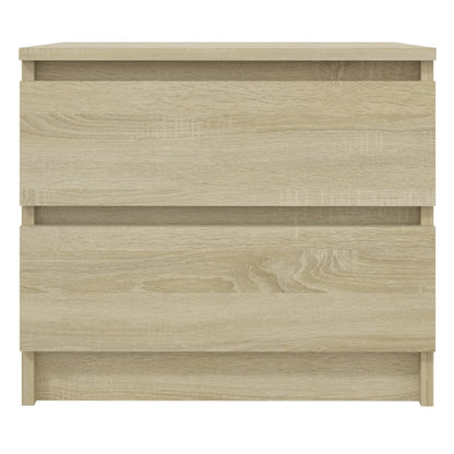 Bedside table made of wood, Sonoma oak