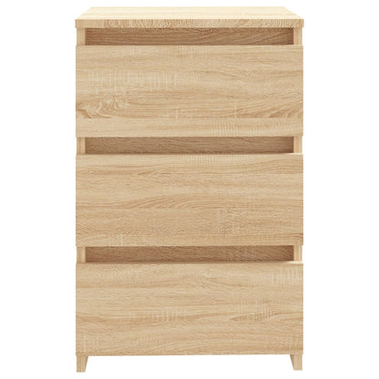 Bedside table 40x35x62.5 cm derived from Sonoma oak wood