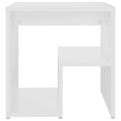Bedside table 40x30x40 cm wood derivatives white
