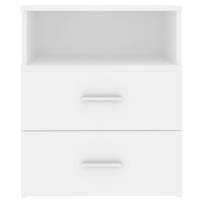 Bedside table 50x32x60 cm white