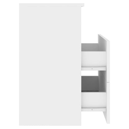 Bedside tables 2 pcs 50x32x60 cm white