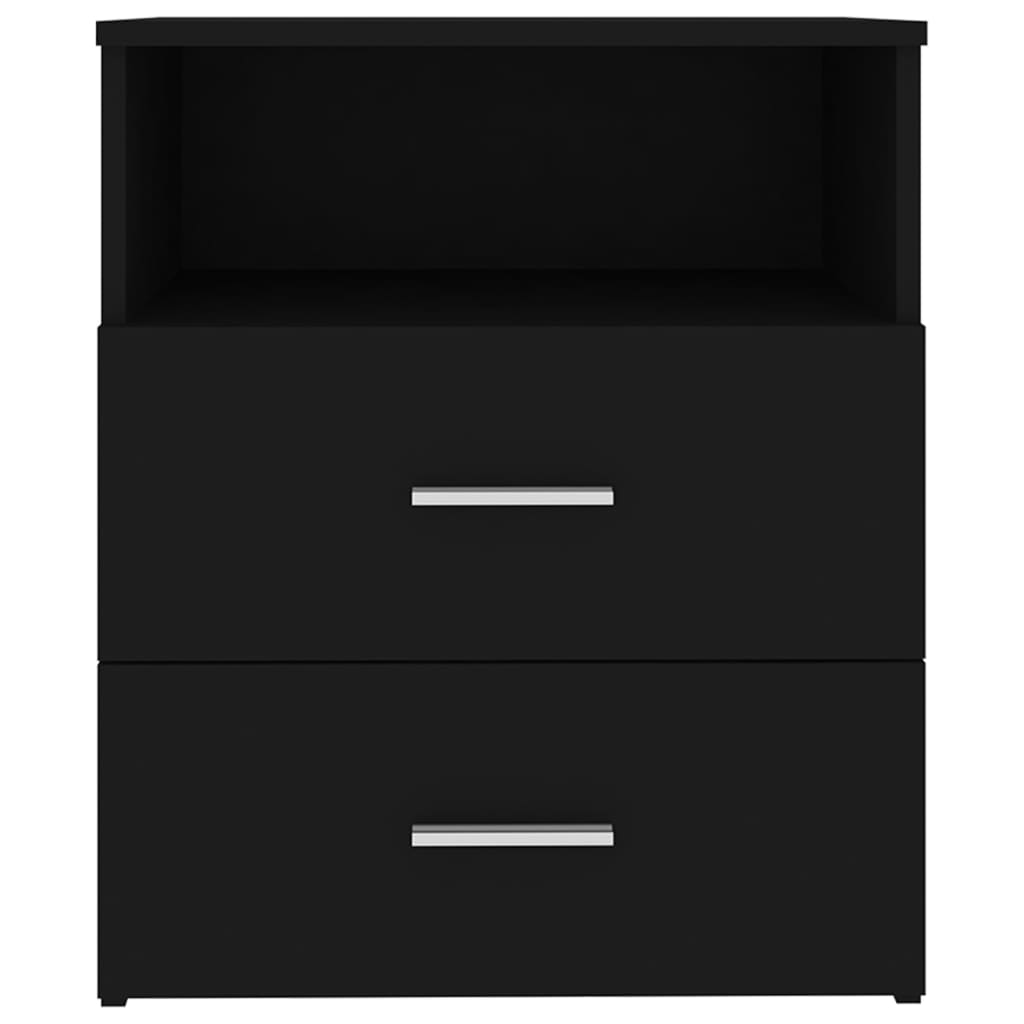 Bedside table 50x32x60 cm black