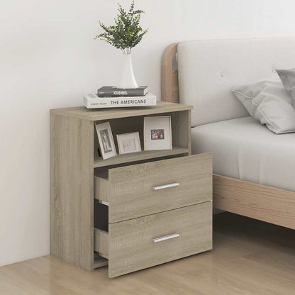 Bedside tables 2 pcs 50x32x60 cm Sonoma oak