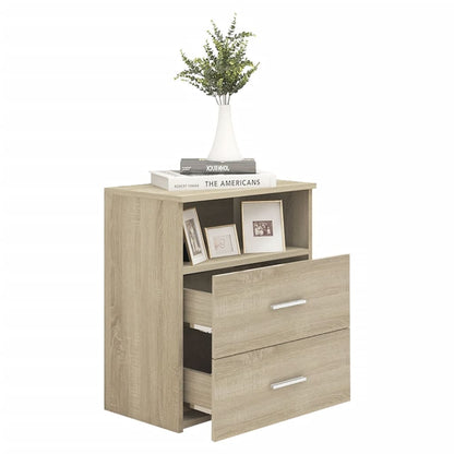 Bedside tables 2 pcs 50x32x60 cm Sonoma oak