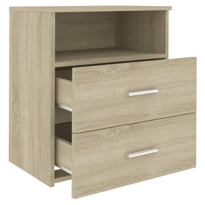 Bedside tables 2 pcs 50x32x60 cm Sonoma oak