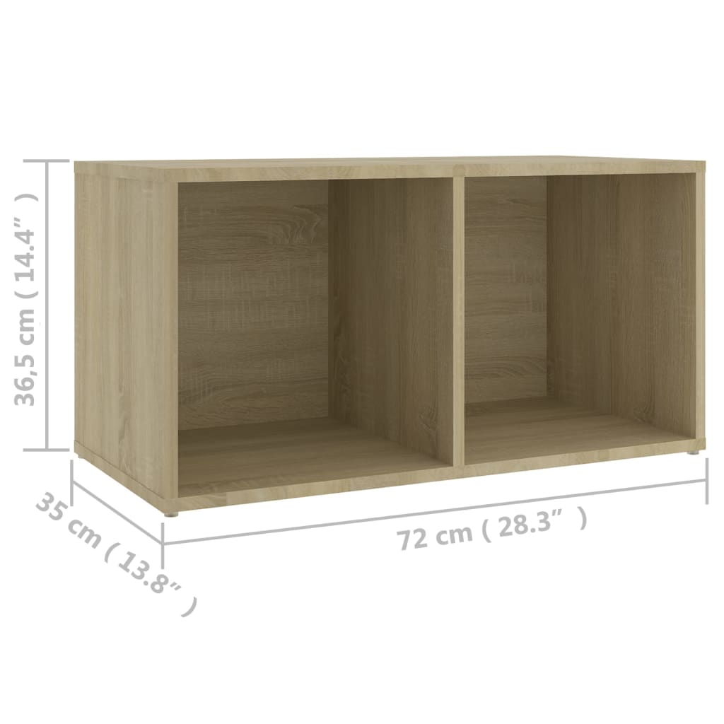8 pcs conjunto móveis de TV derivados madeira carvalho sonoma