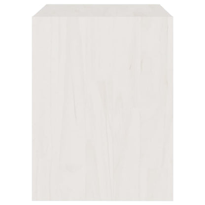 Bedside tables 2 pcs 40x30.5x40 cm solid pine white