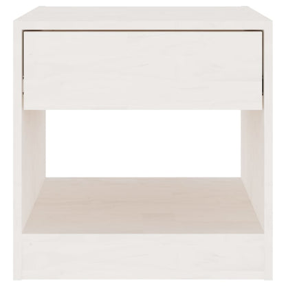 Bedside tables 2 pcs 40x31x40 cm solid pine white