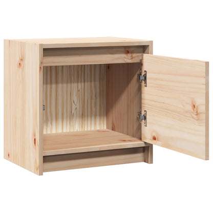 Bedside tables 2 pcs 40x30.5x40 cm solid pine wood