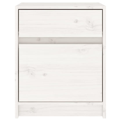 Bedside tables 2 pcs 40x31x50 cm solid pine white