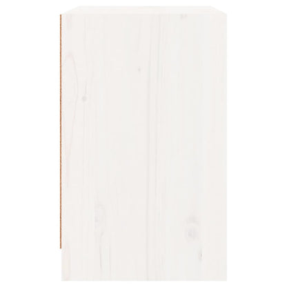 Bedside tables 2 pcs 40x31x50 cm solid pine white