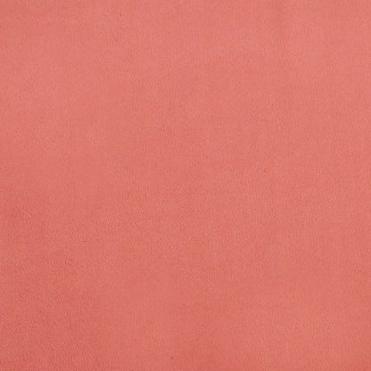 Sofá-cama 2 lugares com duas almofadas veludo rosa