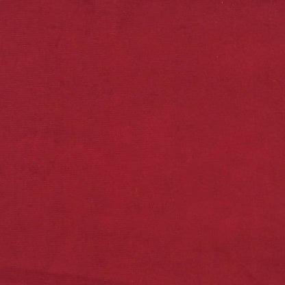 Sofá-cama 2 lugares com duas almofadas veludo vermelho tinto