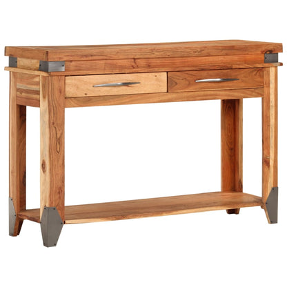 Console table 110x34x74 cm solid acacia wood