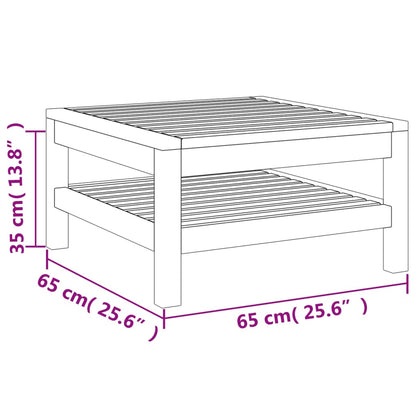 7 pcs conjunto lounge de jardim com almofadões acácia maciça