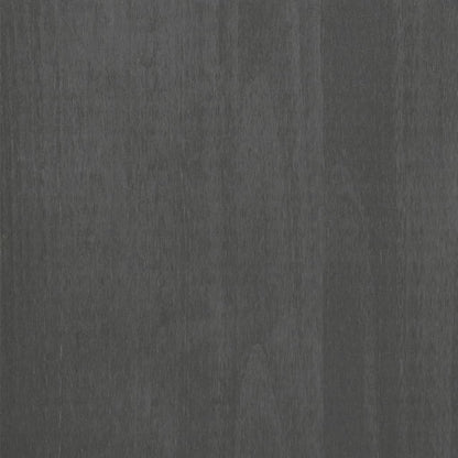 Mesa de cabeceira HAMAR 40x35x44,5 cm pinho maciço cinza-escuro