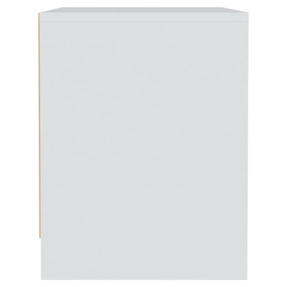 Mesa de cabeceira 45x34x44,5 cm aglomerado branco