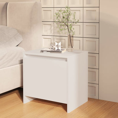 Mesa de cabeceira 45x34x44,5 cm aglomerado branco