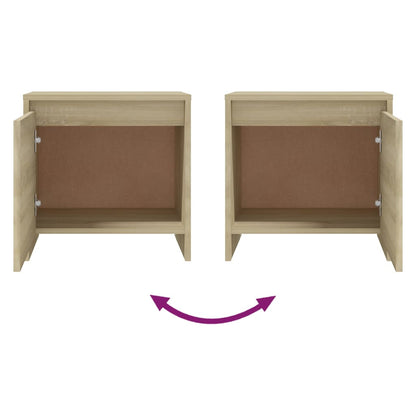 Mesa cabeceira 45x34x44,5cm derivados madeira carvalho sonoma