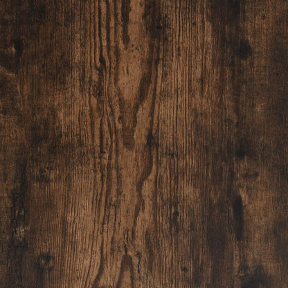 Mesas cabeceira pernas madeira 2pcs 40x35x69 cm carvalho fumado