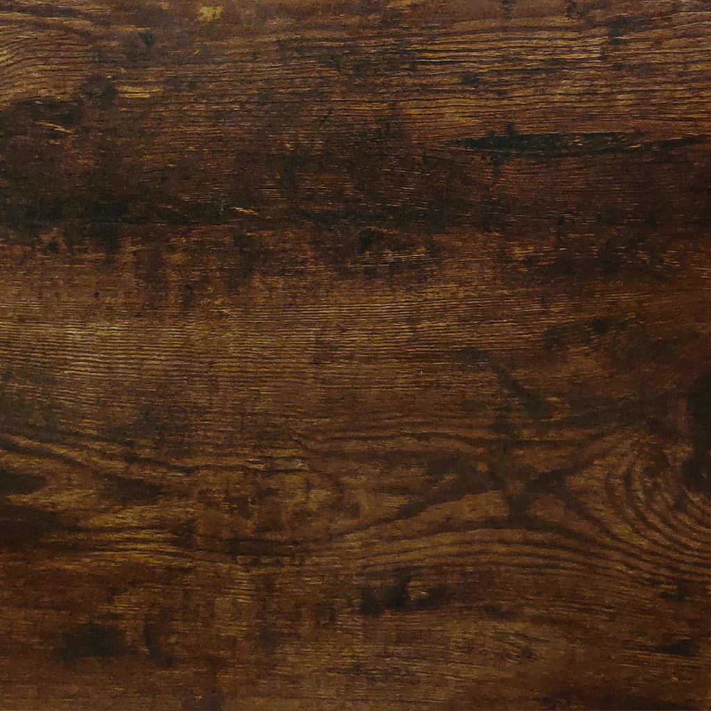 Bedside tables with drawer 2 pcs smoked oak