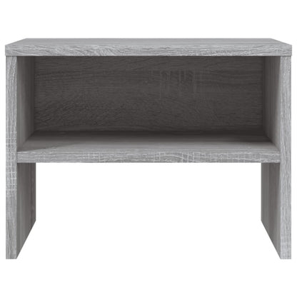 Bedside table 2 pcs 40x30x30 cm wood derivatives gray sonoma