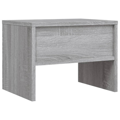 Bedside table 2 pcs 40x30x30 cm wood derivatives gray sonoma
