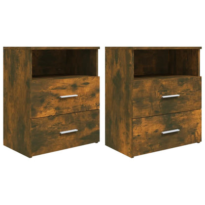 Bedside tables 2 pcs 50x32x60 cm smoked oak color