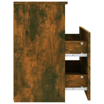Bedside tables 2 pcs 50x32x60 cm smoked oak color