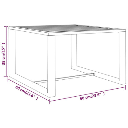 10 pcs conjunto lounge jardim com almofadões alumínio antracite