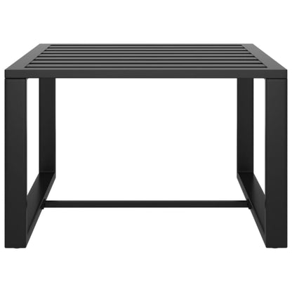 10 pcs conjunto lounge jardim com almofadões alumínio antracite