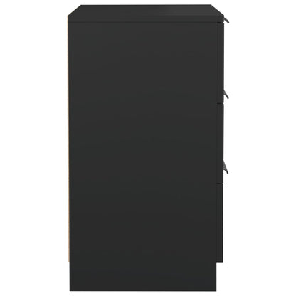 Bedside table 40x36x65 cm black