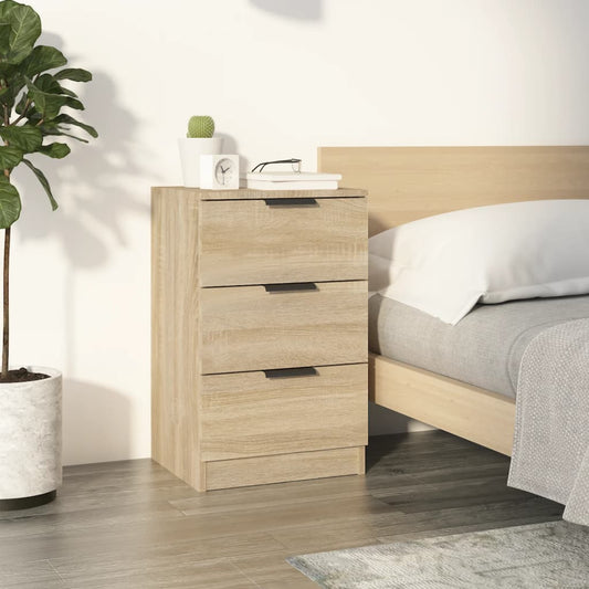 Bedside table 40x36x65 cm color Sonoma oak