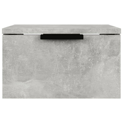 Bedside tables wall 2 pcs 34x30x20 cm cement grey