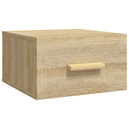 Bedside tables wall 2 pcs 35x35x20 cm color Sonoma oak