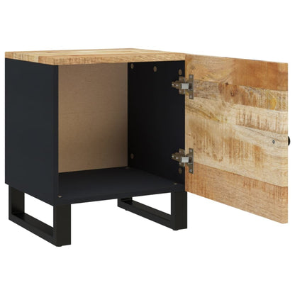 Bedside tables 2 pcs 40x33x46 cm solid mango wood