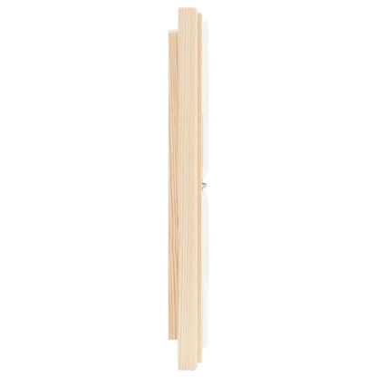 2 in 1 sauna hygrothermograph/timer set. solid pine sand