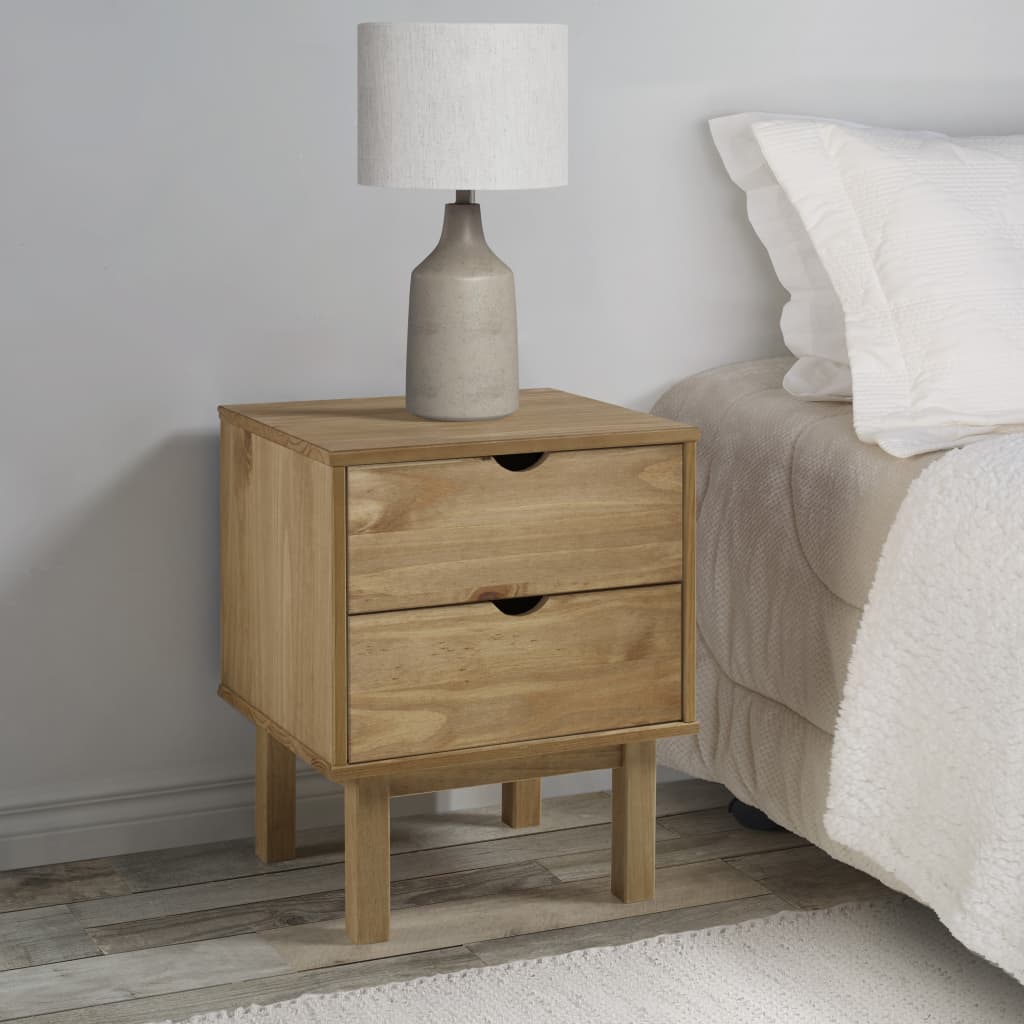 OTTA bedside table 45x39x57 cm solid pine