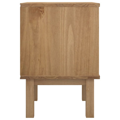 OTTA bedside table 45x39x57 cm solid pine brown/white