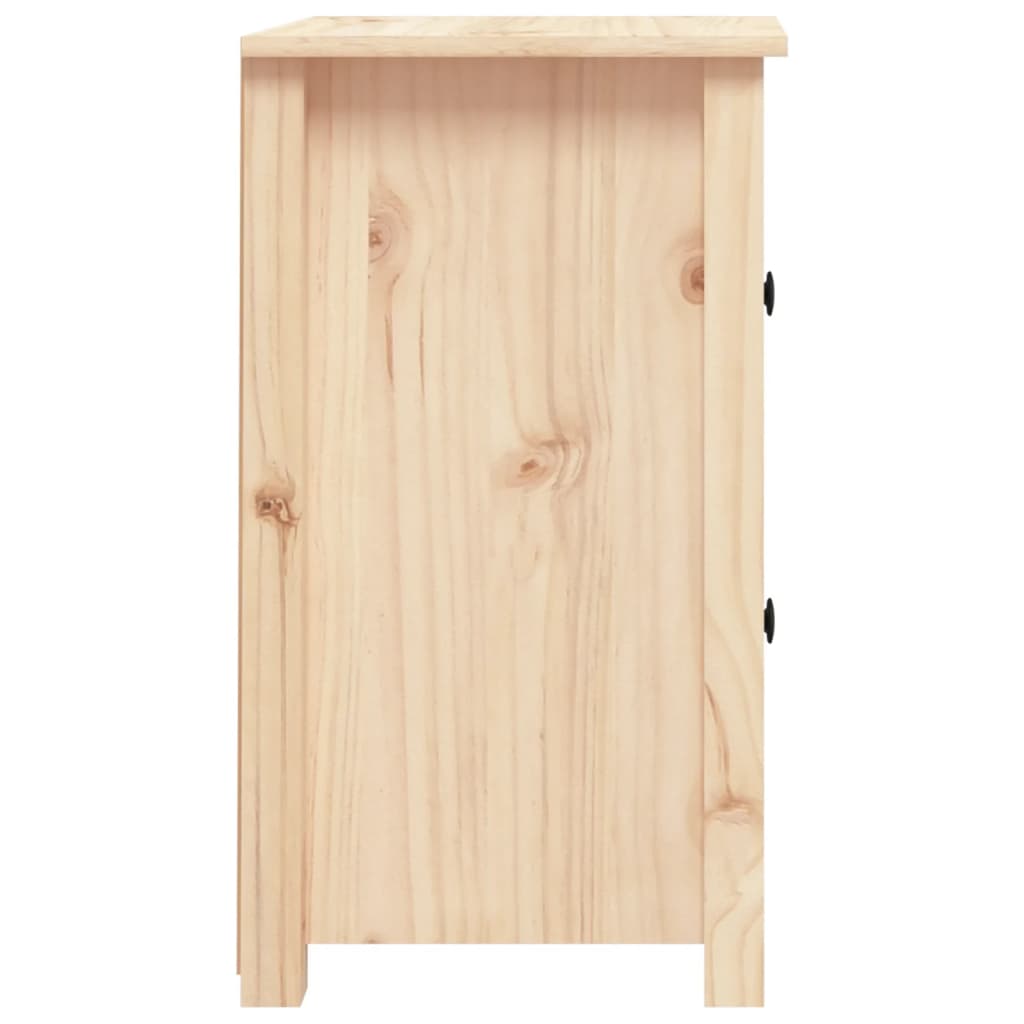 Mesa de cabeceira 40x35x61,5 cm madeira de pinho maciça