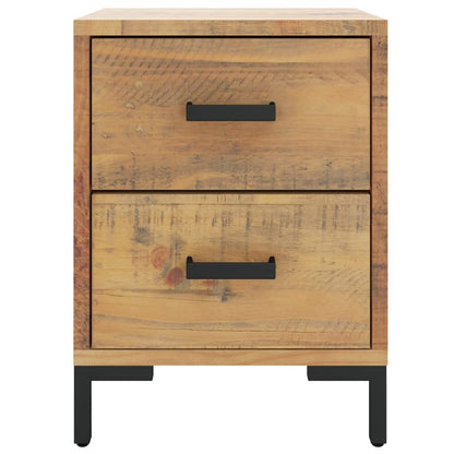 Bedside table 36x30x45 cm solid pine brown