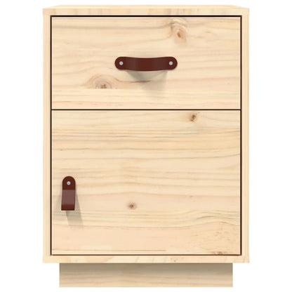 Mesa de cabeceira 40x34x55 cm madeira de pinho maciça