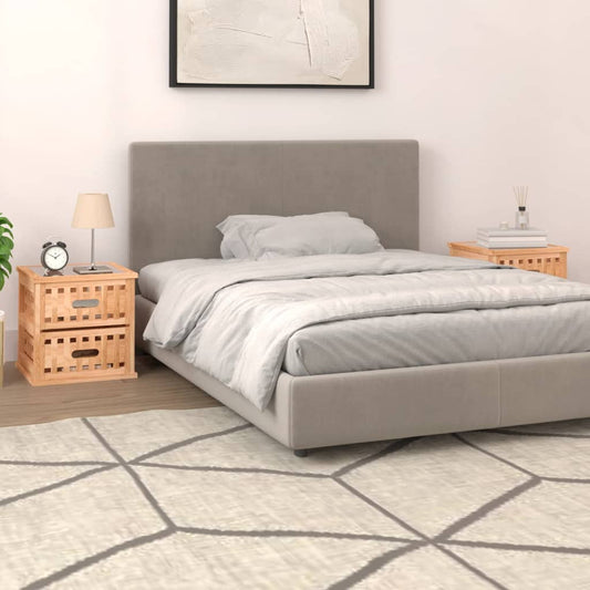 Bedside tables 2 pcs 34x34x34 cm solid walnut wood