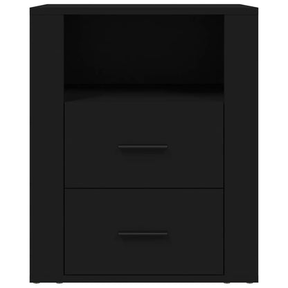 Mesa de cabeceira 50x36x60 cm derivados de madeira preto