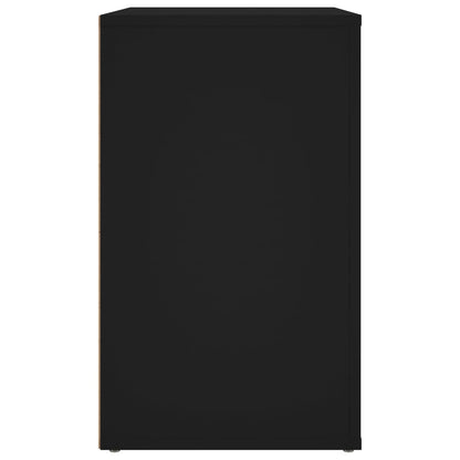 Mesa de cabeceira 50x36x60 cm derivados de madeira preto