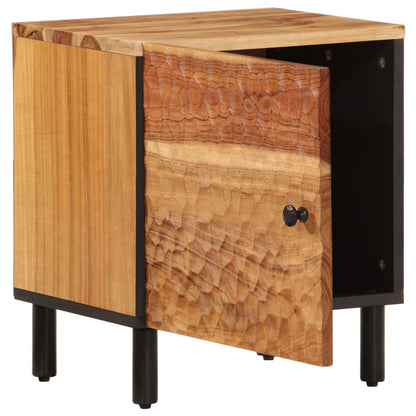 Bedside tables 2 pcs 40x33x46 cm solid acacia wood