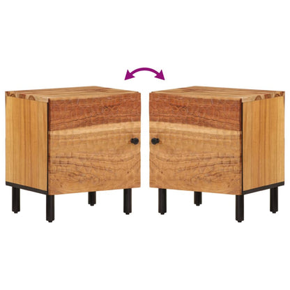 Bedside tables 2 pcs 40x33x46 cm solid acacia wood